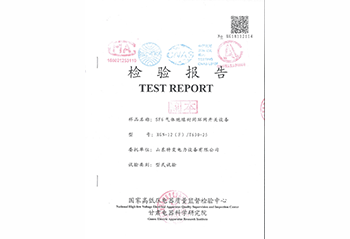 SF6充氣柜實驗報告 SF6充氣柜實驗報告